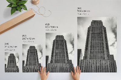 Impression sur toile gratte-ciel minimalistes harmonie austérité