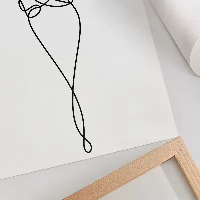 Décoration murale design minimaliste cœur pour couple