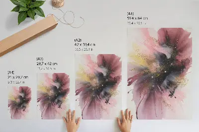 Affiche décorative une explosion de couleurs et d'énergie au style moderne