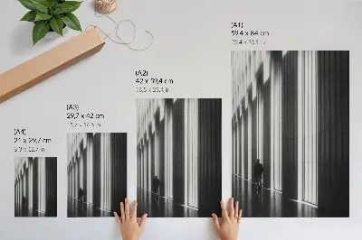 Décoration murale lumière spatiale à motifs géométriques noir et blanc