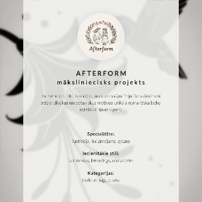 Affiche décorative Femme avec un pot de fleurs, élégance, minimalisme, paix