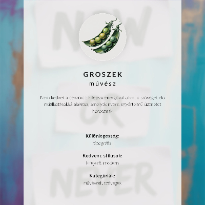Affiche décorative Motif typographique contrastant avec un message inspirant