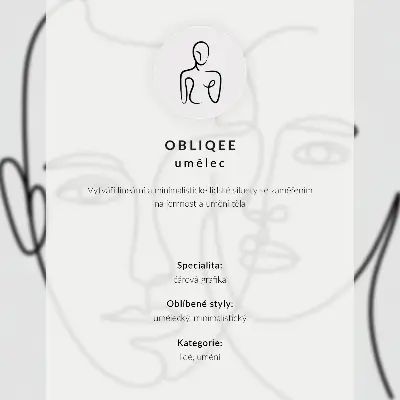 Impression sur toile des lignes subtiles et une élégance harmonieuse