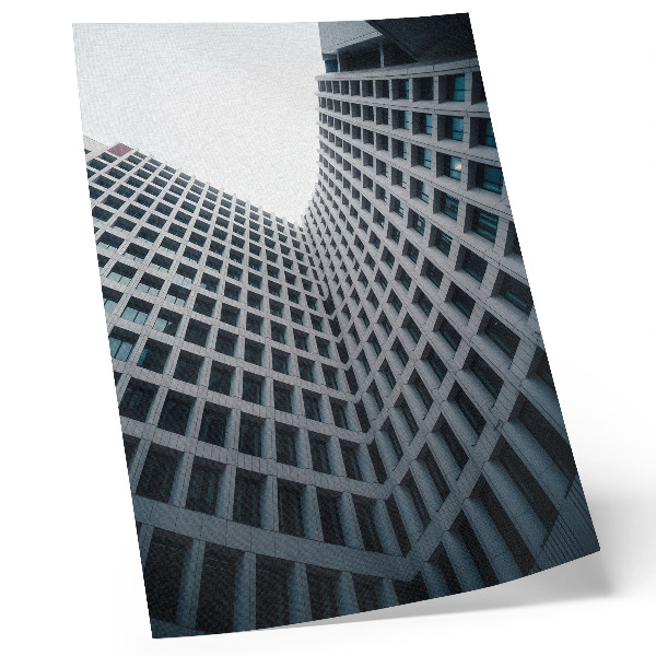Affiche décorative lignes verticales de l'architecture moderne