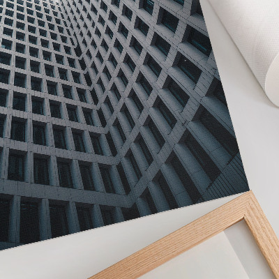 Affiche décorative lignes verticales de l'architecture moderne