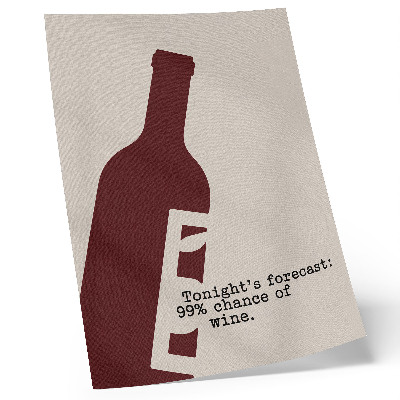 Affiche décorative Graphismes minimalistes dans des tons bordeaux