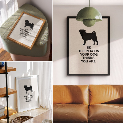 Décoration murale La motivation et le chien
