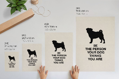 Décoration murale La motivation et le chien