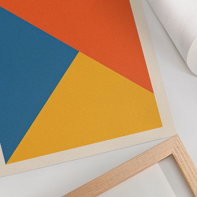 Affiche décorative Formes géométriques, couleurs intenses, ambiance moderne