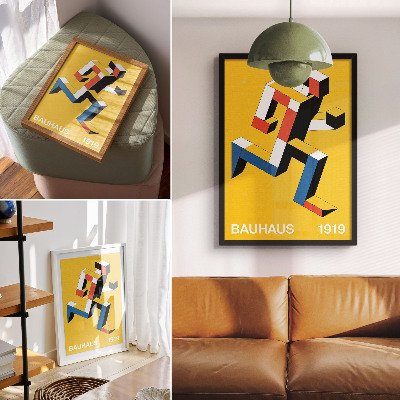 Affiche décorative Motifs expressifs, géométrie, prédominance de la couleur, modernité