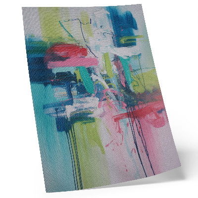 Impression sur toile Couleurs intenses, énergie, abstraction