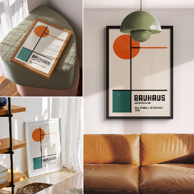 Affiche décorative Géométrie, couleurs, minimalisme, modernité, forme