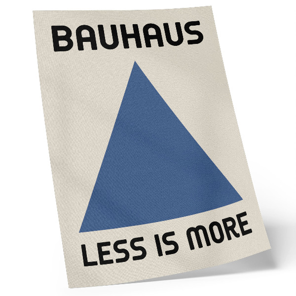 Décoration murale Le style Bauhaus est dominé par la simplicité géométrique.