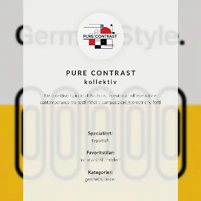 Décoration murale au style Bauhaus caractérisé par une simplicité géométrique