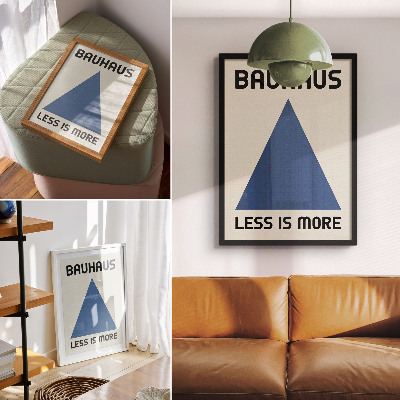 Décoration murale Le style Bauhaus est dominé par la simplicité géométrique.
