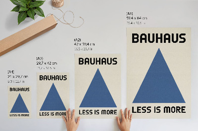 Décoration murale Le style Bauhaus est dominé par la simplicité géométrique.