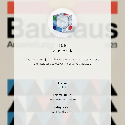 Impression sur toile lignes contrastées et cercle jaune style art optique