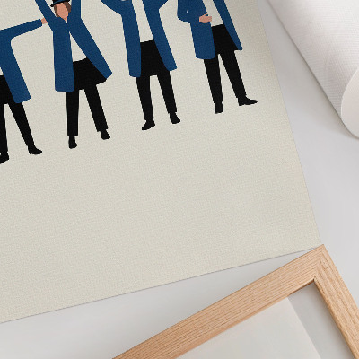 Impression sur toile Personnages modernes de style scandinave