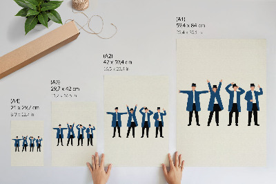 Impression sur toile Personnages modernes de style scandinave