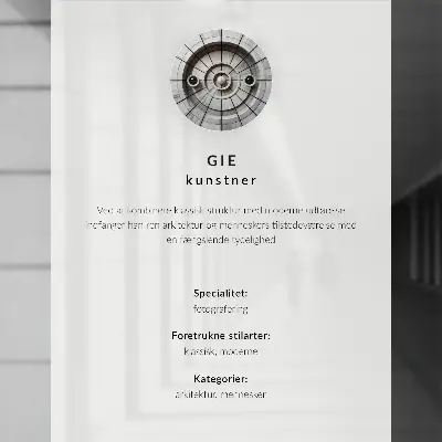 Affiche décorative représentant une colonne élégante ornée d'un ange dans un style architectural moderne