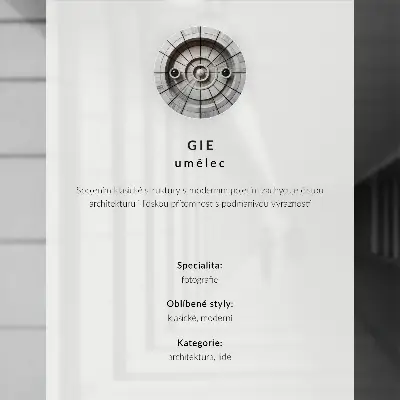 Affiche décorative représentant une colonne élégante ornée d'un ange dans un style architectural moderne