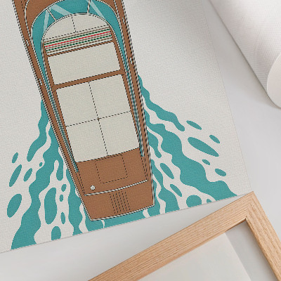 Décoration murale L'élégance d'un yacht, ses lignes, sa symétrie, son minimalisme