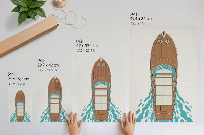 Décoration murale L'élégance d'un yacht, ses lignes, sa symétrie, son minimalisme