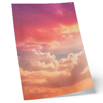 Affiche décorative Nuages ​​pastel, coucher de soleil paisible