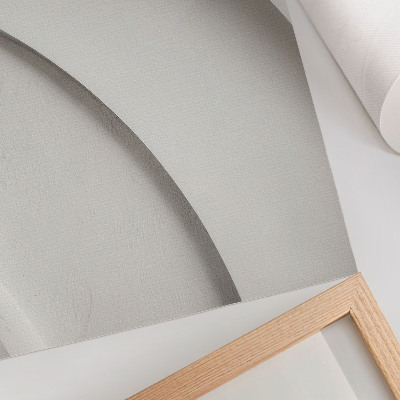 Décoration murale Une composition minimaliste aux courbes blanches