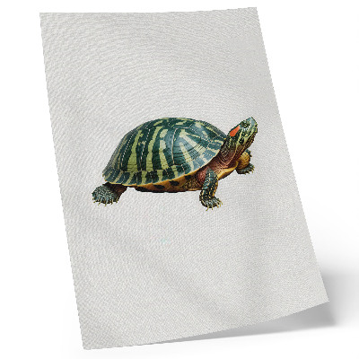 Affiche décorative Tortue verte avec détails harmonieux sur la nature