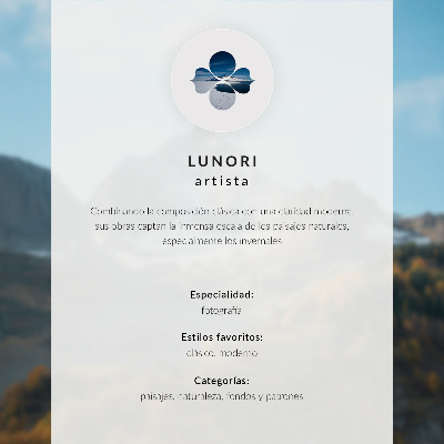 Décoration murale Vue sur la montagne, reflet dans un miroir, eau calme