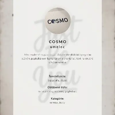Affiche décorative à texte humoristique au style minimaliste et contrasté