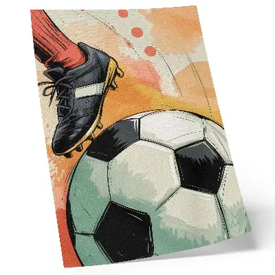 Impression sur toile une décoration dynamique aux couleurs éclatantes et à l'esprit sportif