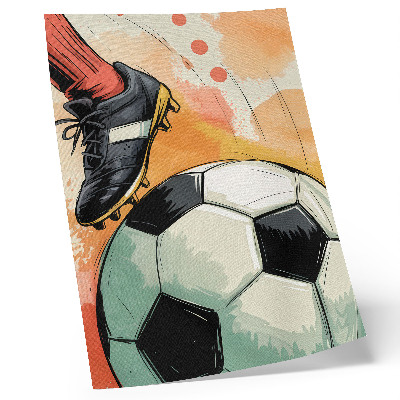 Impression sur toile Une touche sportive, de belles couleurs, une composition dynamique