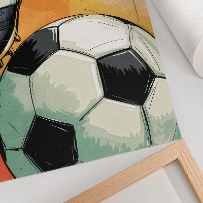 Impression sur toile Une touche sportive, de belles couleurs, une composition dynamique