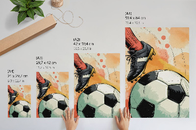 Impression sur toile Une touche sportive, de belles couleurs, une composition dynamique