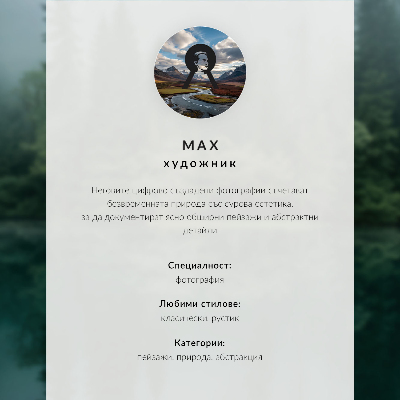 Affiche décorative Harmonie des reflets harmonieux des montagnes grises et du lac