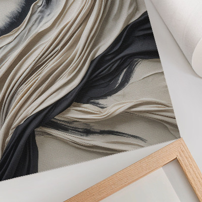 Décoration murale Des vagues de tissu fluides d'une élégance moderne