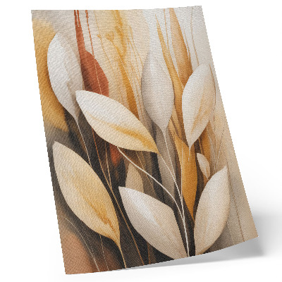 Affiche décorative Feuilles élégantes, simplicité et harmonie des couleurs