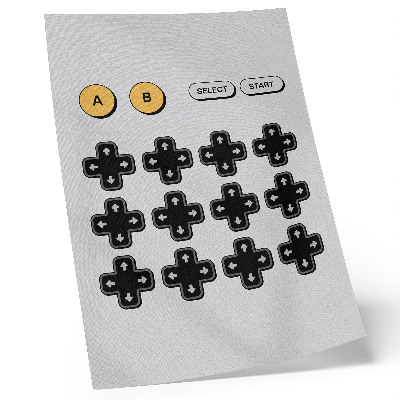 Affiche décorative Manette de jeu minimaliste rétro modernité
