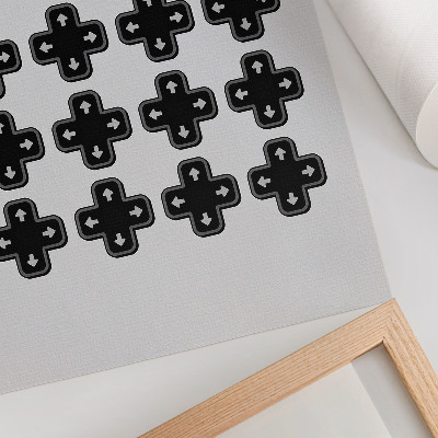 Affiche décorative Manette de jeu minimaliste rétro modernité