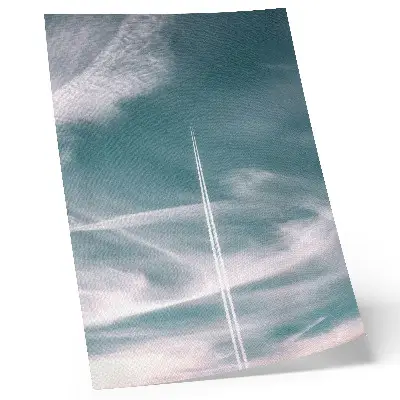 Impression sur toile ciel bleu inspirant la liberté