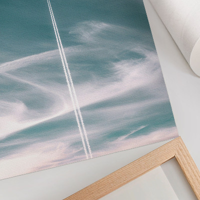 Impression sur toile ciel bleu, inspiration pour la liberté
