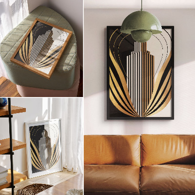 Affiche décorative Les lignes architecturales contrastent élégance et modernité