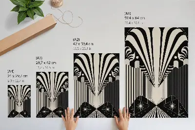 Décoration murale contrastes audacieux entre formes géométriques et modernité