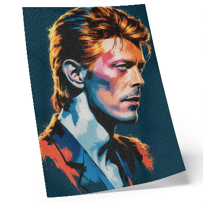 Affiche décorative Un portrait pop art aux couleurs dynamiques