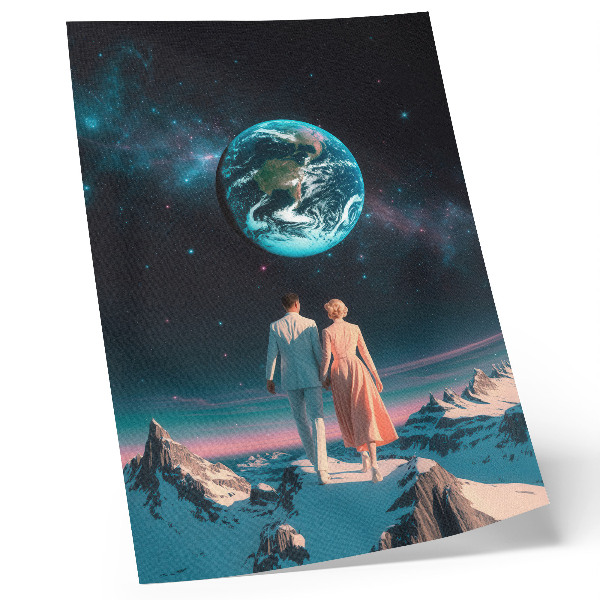 Impression sur toile L'espace et les gens, la beauté de l'espace, des possibilités illimitées