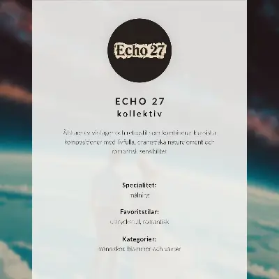 Affiche décorative visage coloré orné de fleurs exprimant le charme, l'émotion et la délicatesse