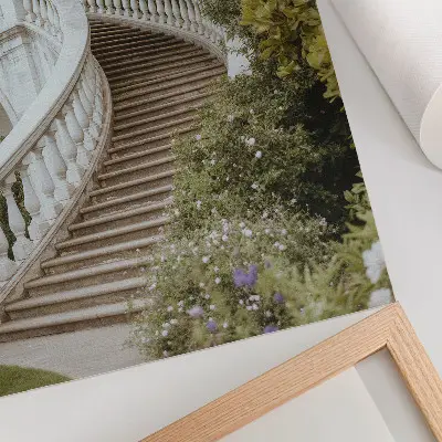 Décoration murale balustrade élégante en vert classique pour une ambiance de tranquillité