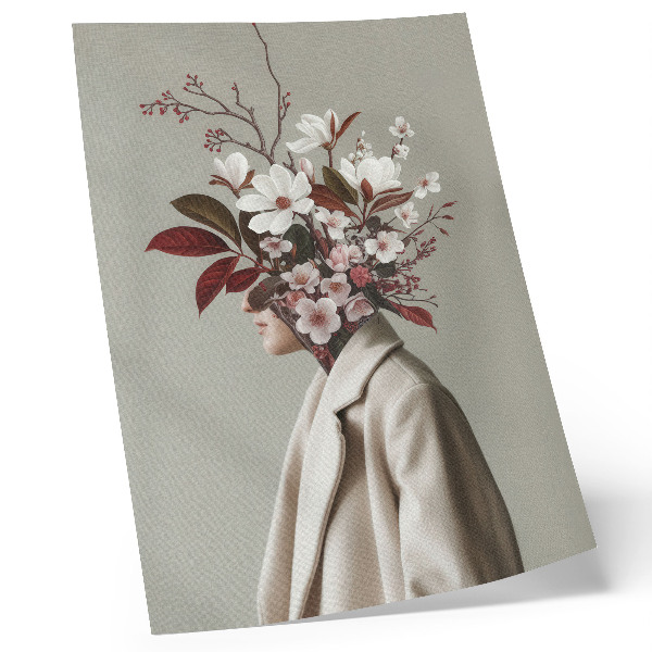 Impression sur toile Inspiration artistique pour un bouquet de fleurs